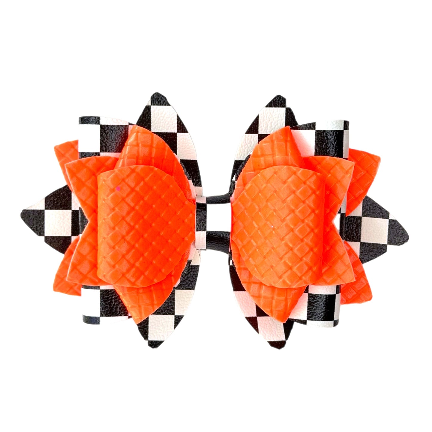 NEON CHECKERS Tumbler Bow