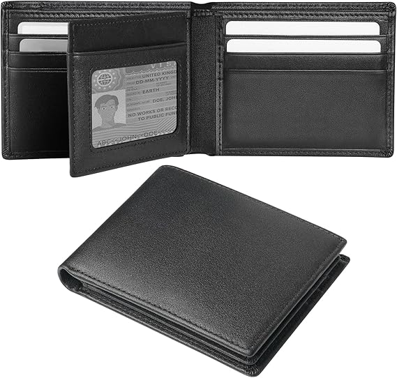 Luxury Leather Laser-Engraved Men’s Wallet
