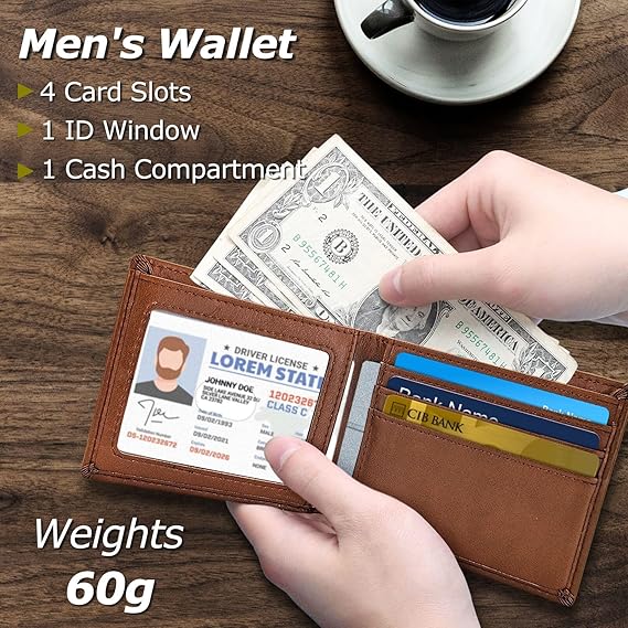 Personalized Laser-Engraved Men’s Wallet