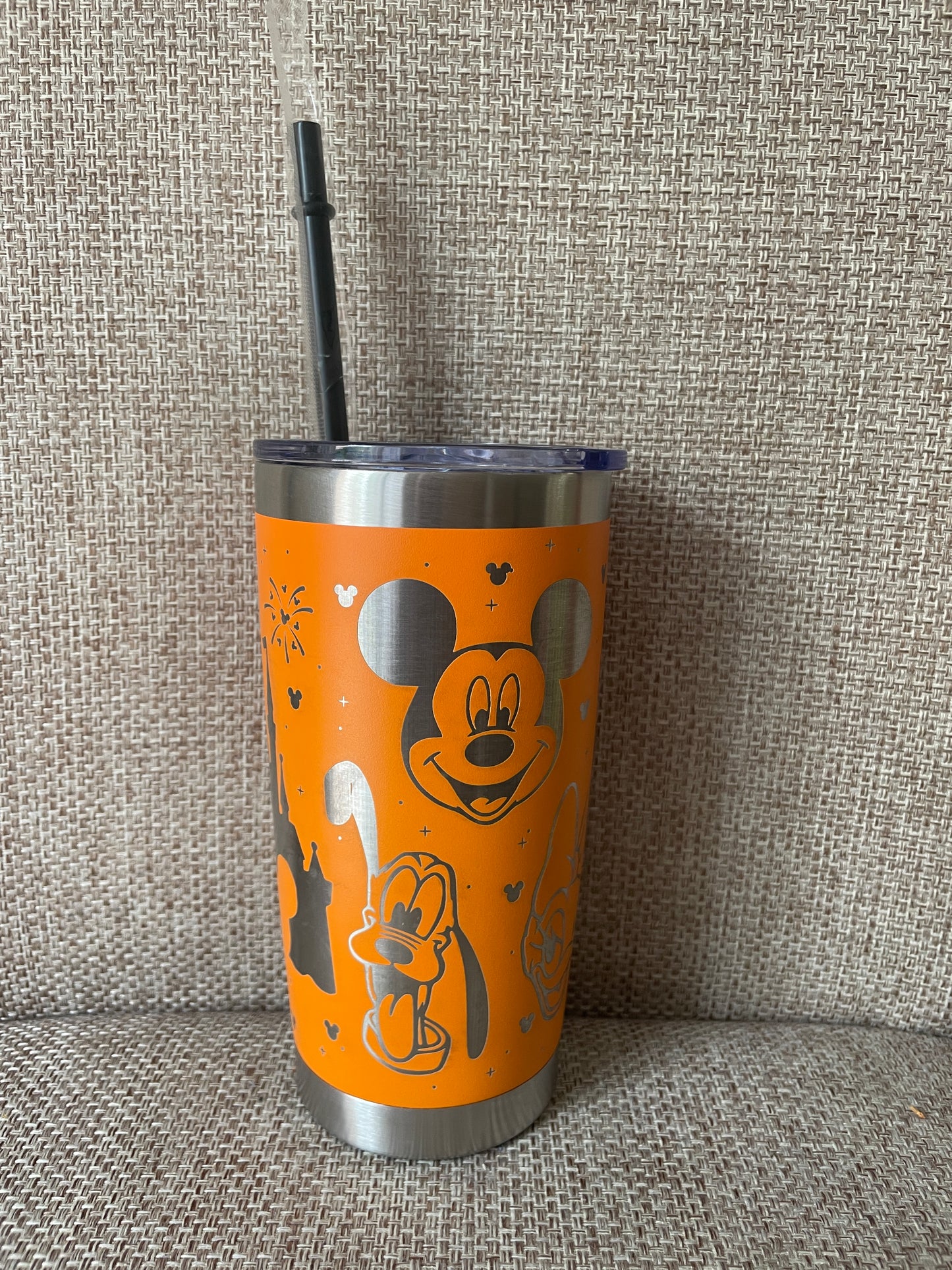 Laser Engraved Mickey & Friends Tumbler