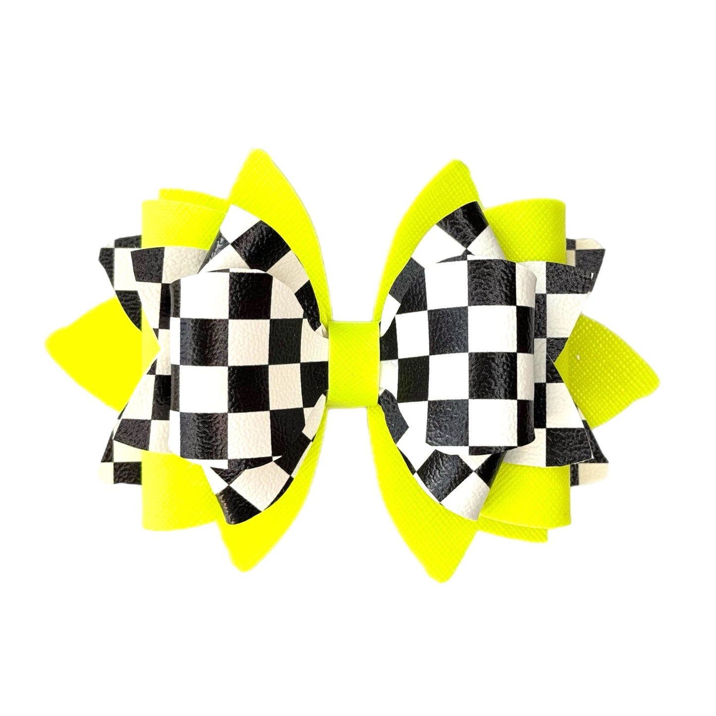 NEON CHECKERS Tumbler Bow