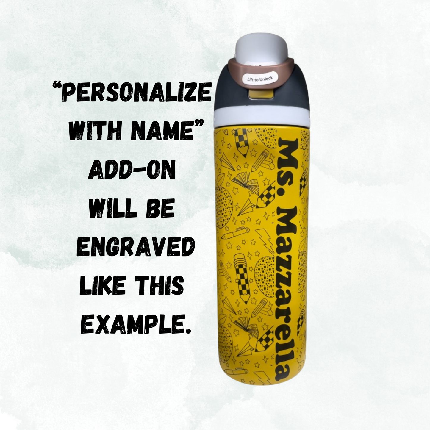 Baseball Sports Doodles Laser Engraved Stanley Quencher