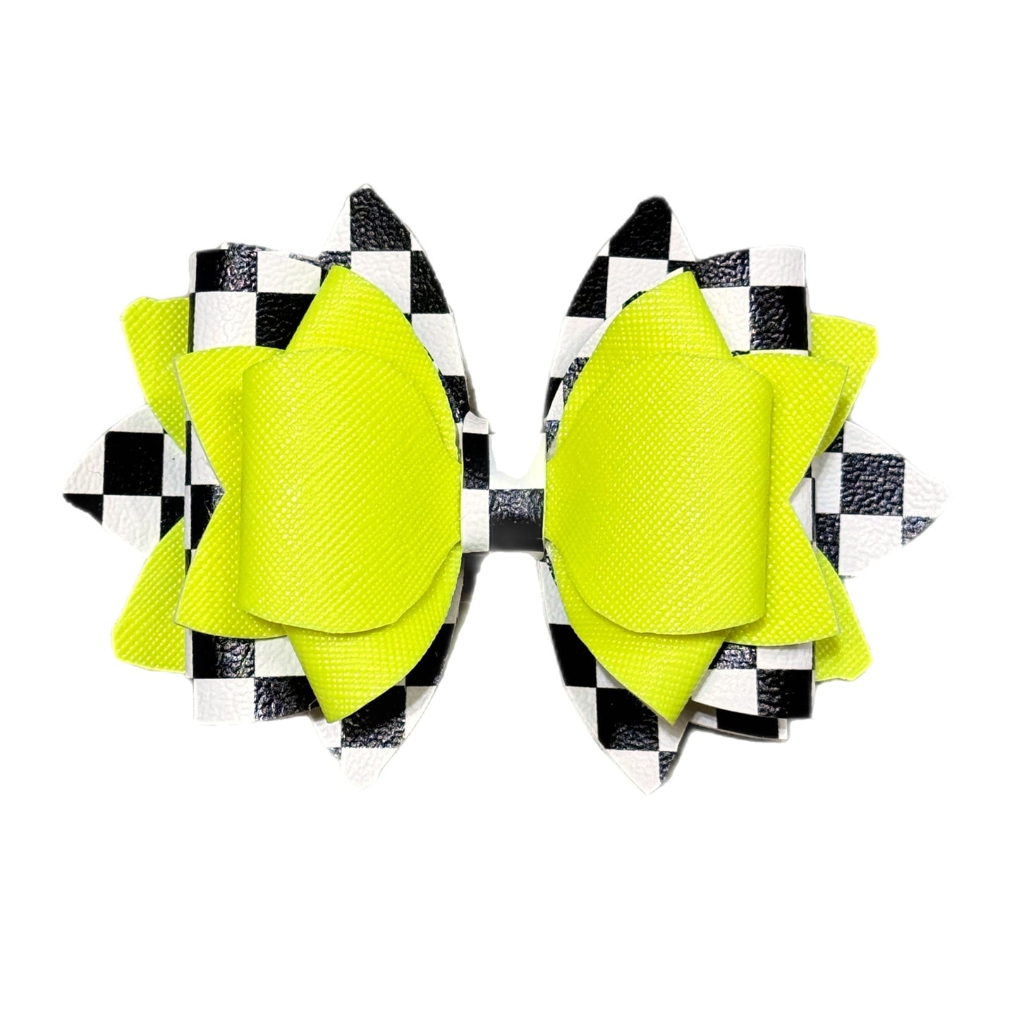 NEON CHECKERS Tumbler Bow