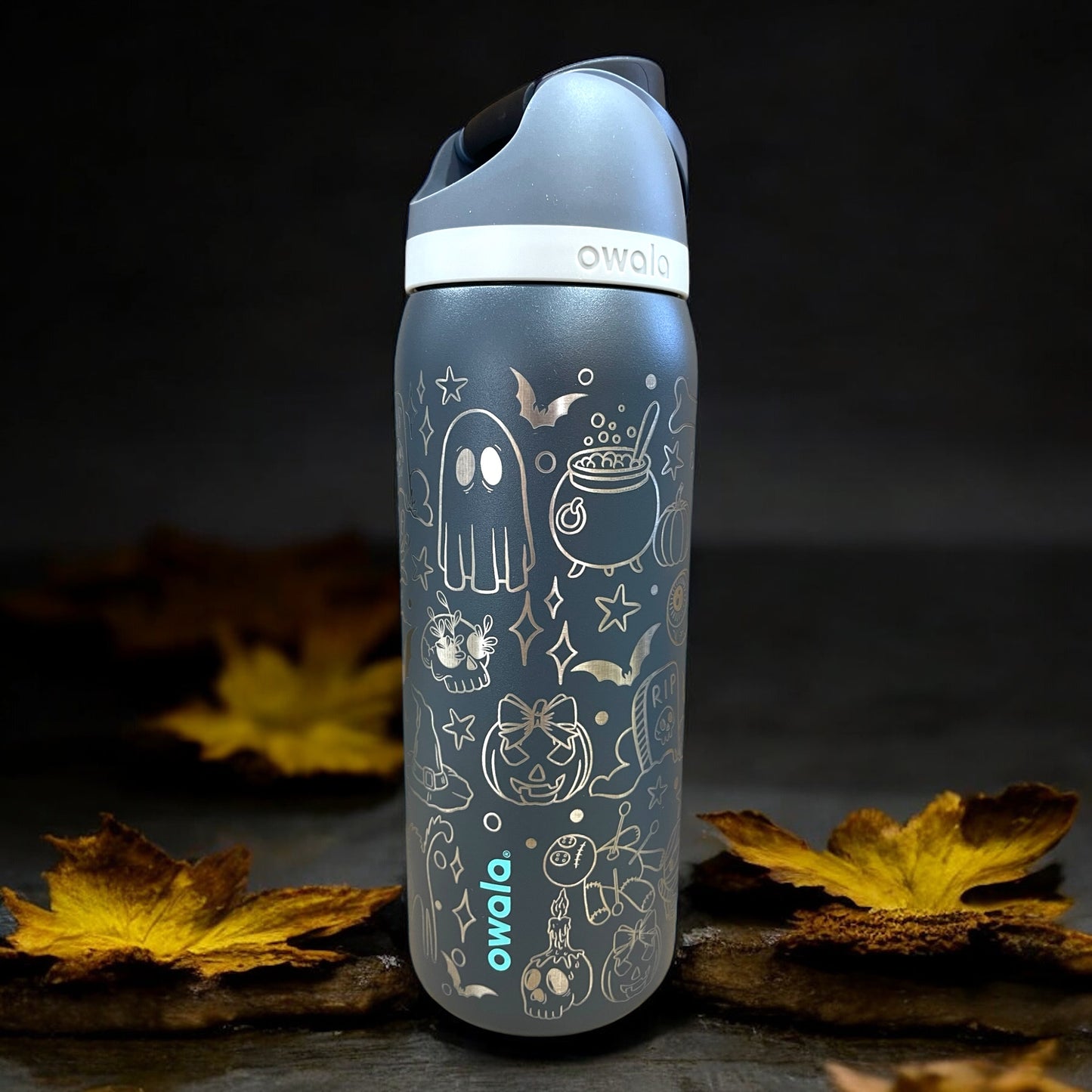 Halloween Doodles Laser Engraved Stanley Quencher