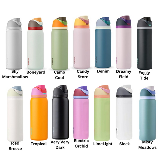 Butterfly Laser Engraved Owala Bottle - Springtime Beautiful Floral Pattern