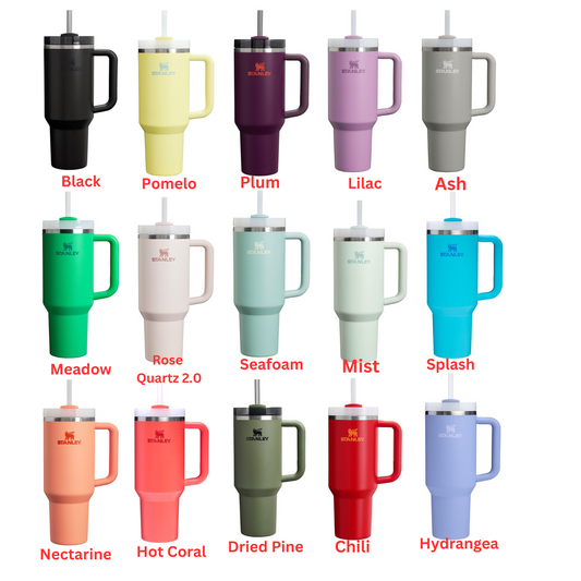 Baseball Sports Doodles Laser Engraved Stanley Quencher