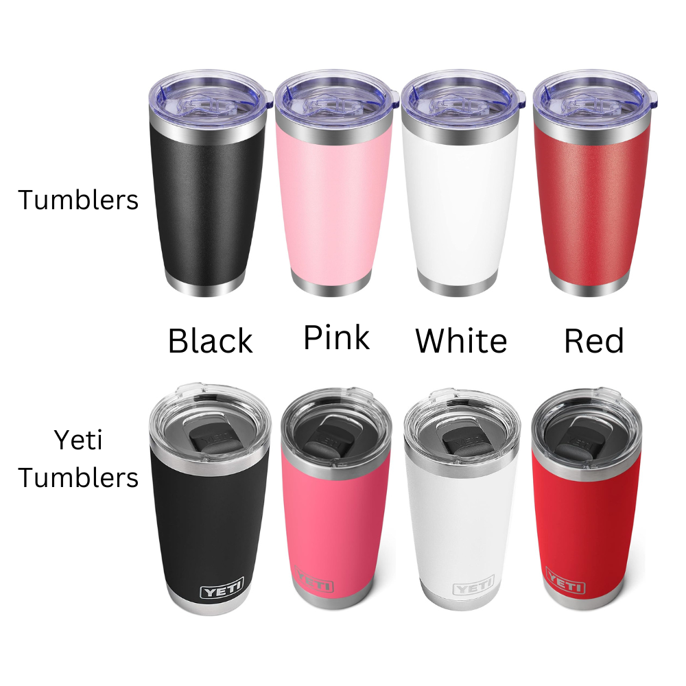 Nurse RN LPN Laser Engraved Travel Tumblers (Yeti)