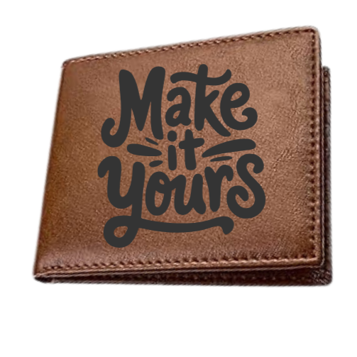 Personalized Laser-Engraved Men’s Wallet