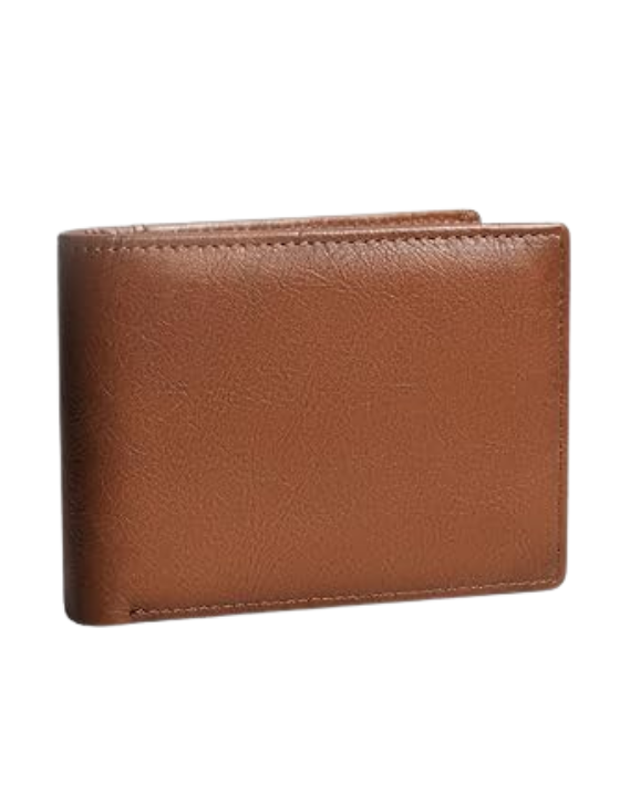 Luxury Leather Laser-Engraved Men’s Wallet