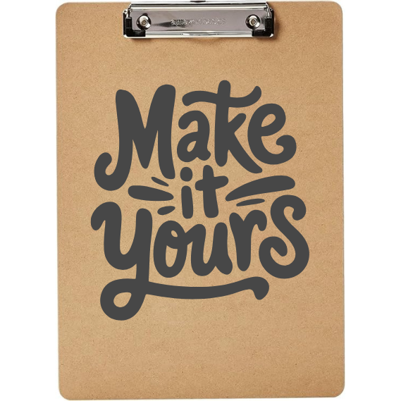 Custom Laser Engraved Clipboard