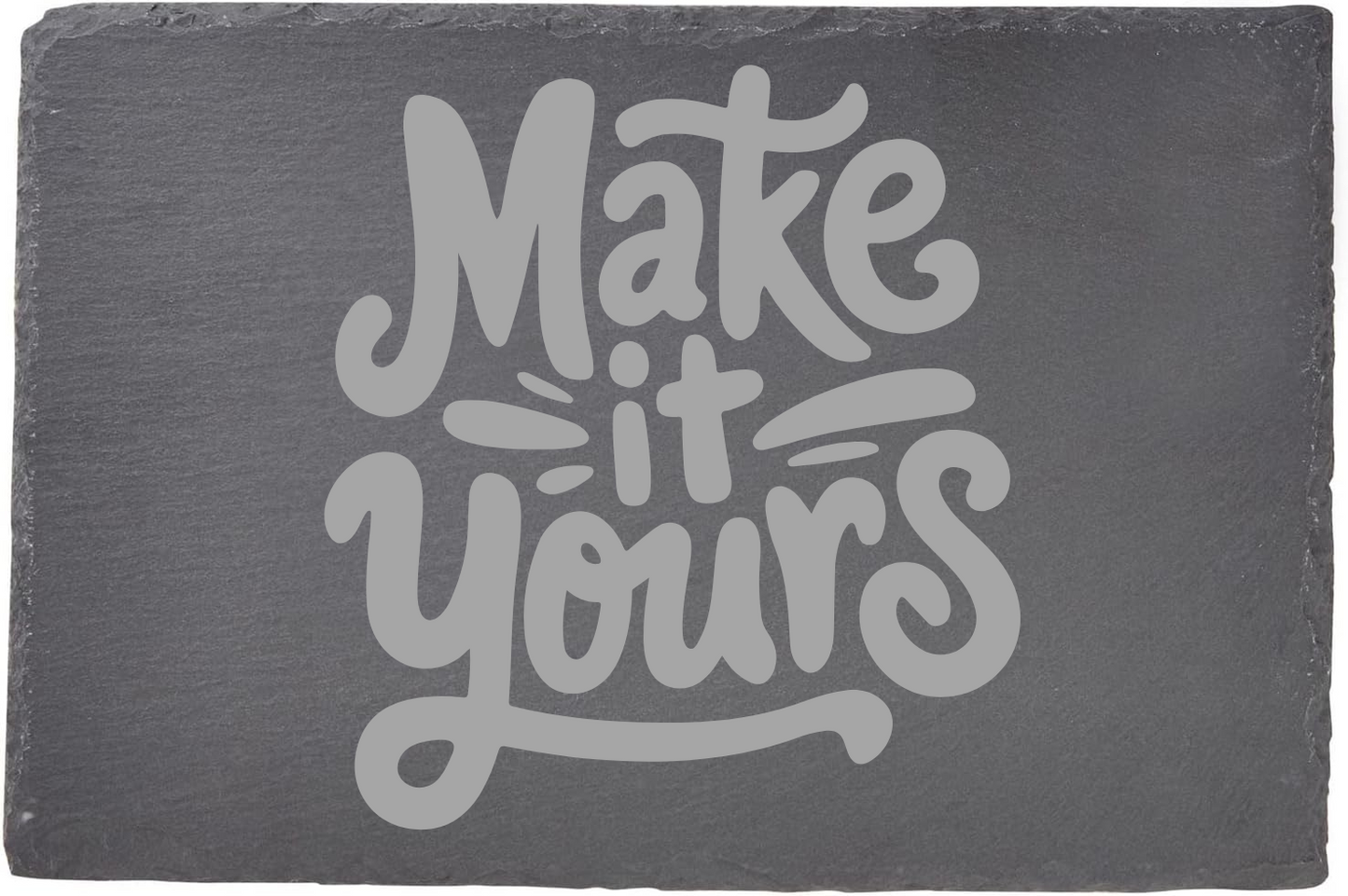 Laser Engraved Slate Charcuterie Cheeseboard / Serving Tray