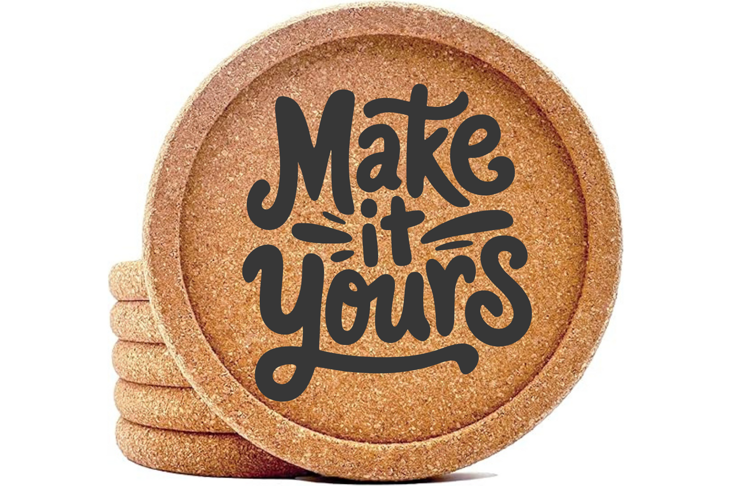 Personalized Cork Coasters