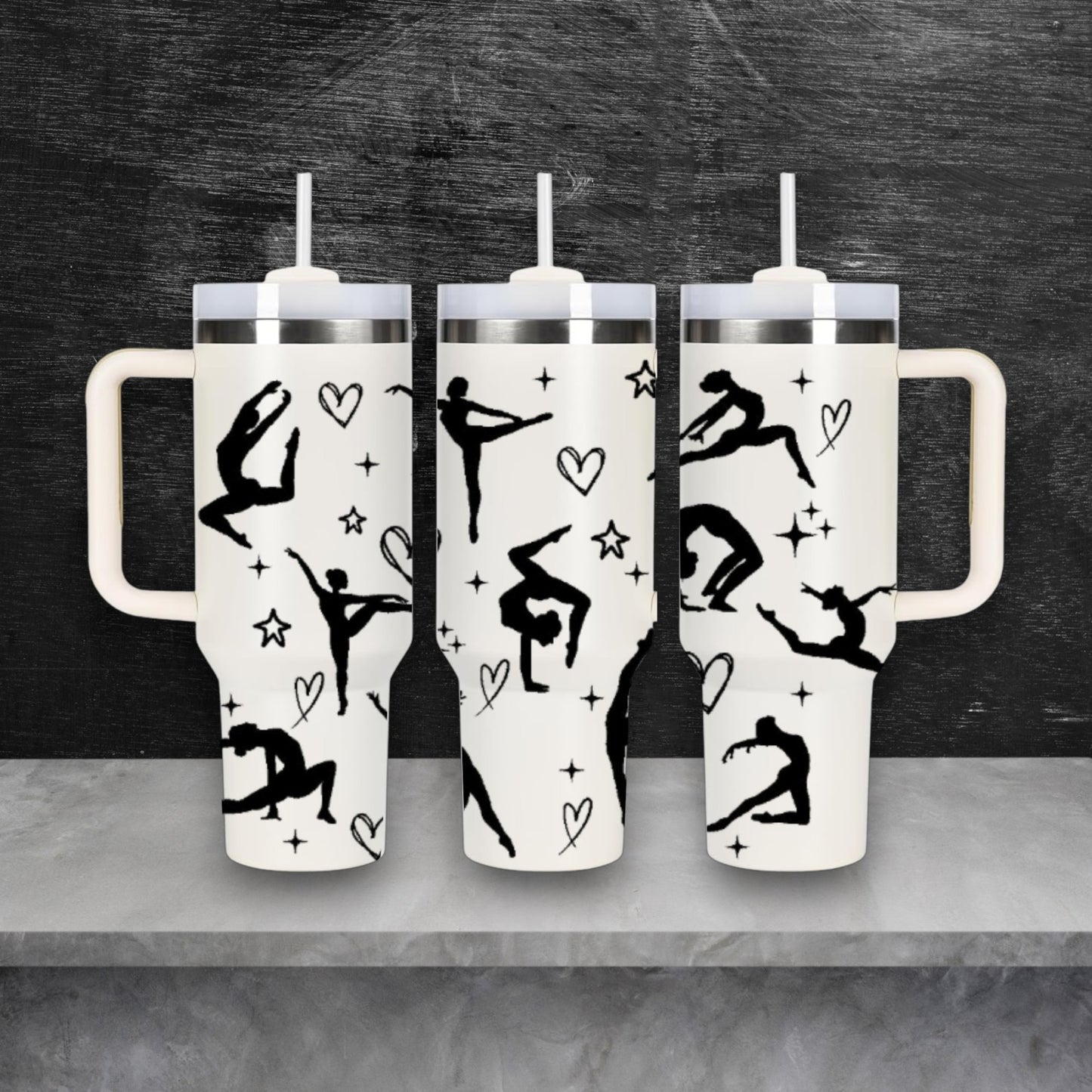 Dance Themed Laser Engraved Stanley Quencher