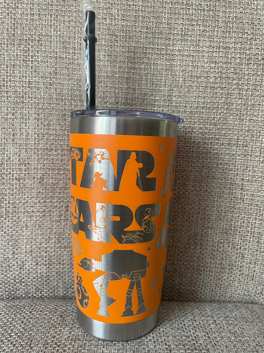 Laser Engraved Star Wars Tumbler