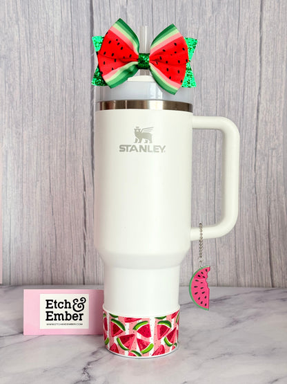 WATERMELON Tumbler Bow