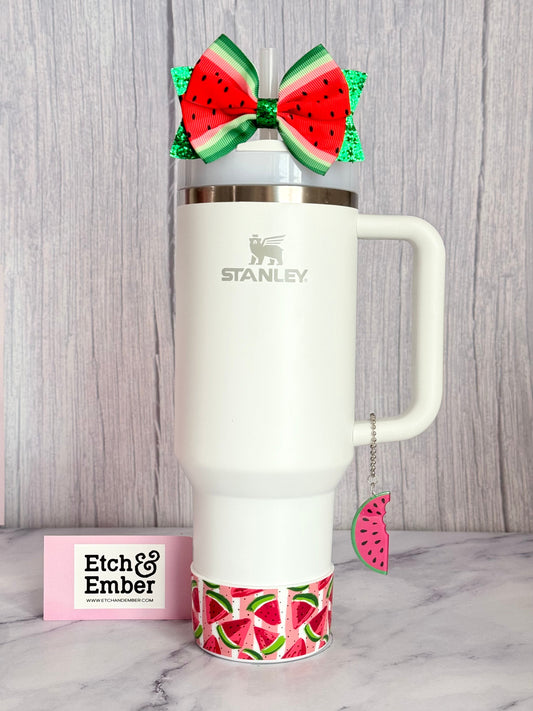 WATERMELON Tumbler Bow