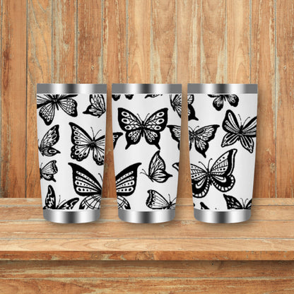 Butterfly Laser Engraved Travel Tumblers (Yeti)