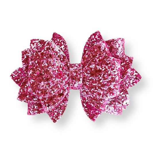 PEONY Glitter Tumbler Bow