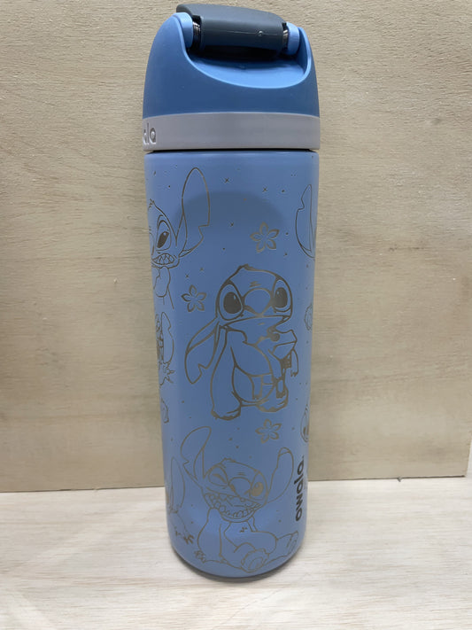 24oz Hawaiian Alien - Laser Engraved Owala Bottle