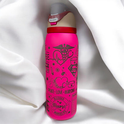 Nurse RN LPN Laser Engraved Travel Tumblers (Yeti)