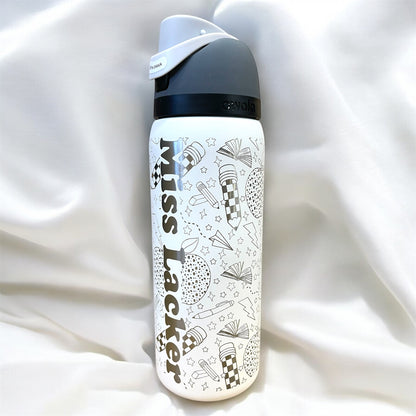Personalized Teacher (w/ name) Laser Engraved Stanley Quencher