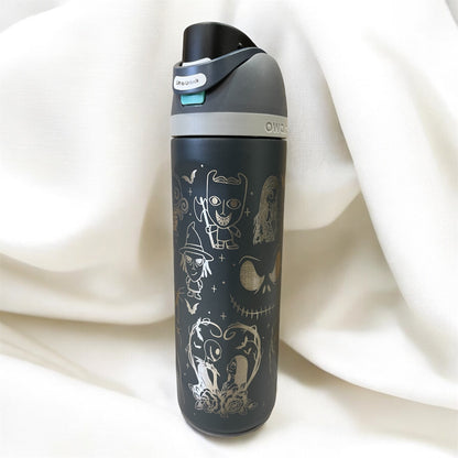 Christmas & Halloween Themed - Laser Engraved Owala Bottle