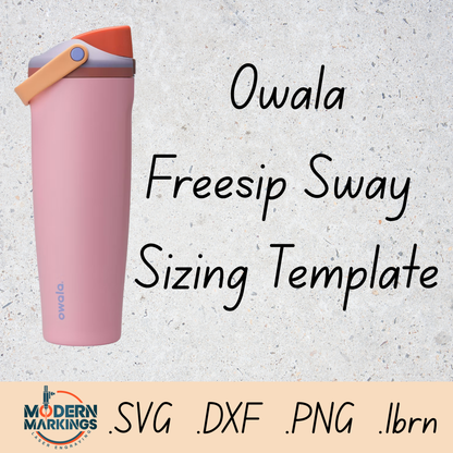 Owala Freesip Sway Template (30oz, 40oz)