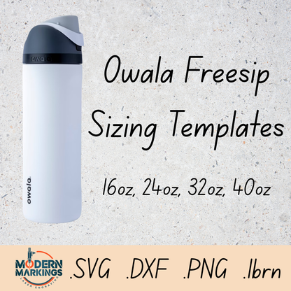 Owala Freesip Template (16oz, 24oz, 32oz, 40oz)