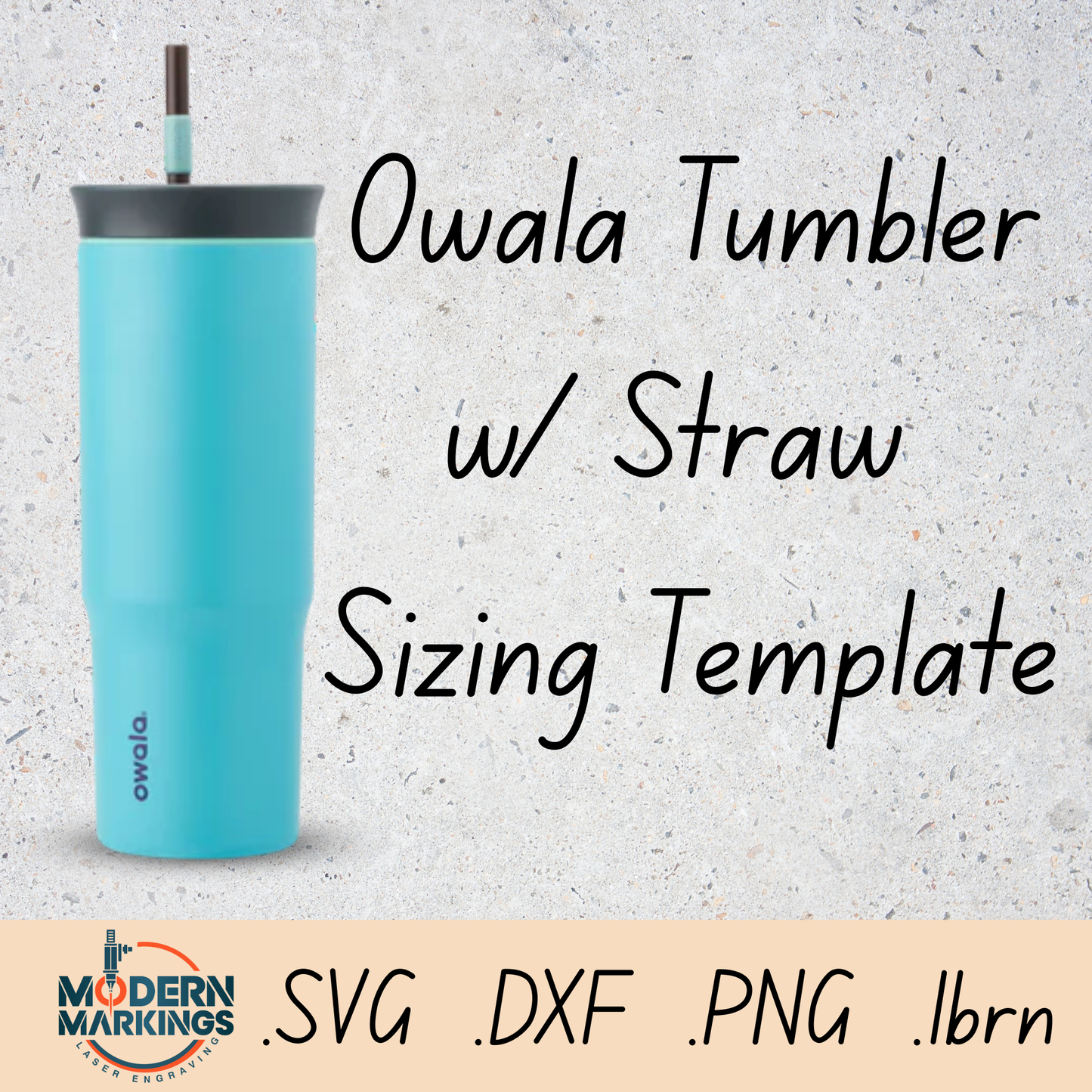 Owala Tumbler w/ Straw Template