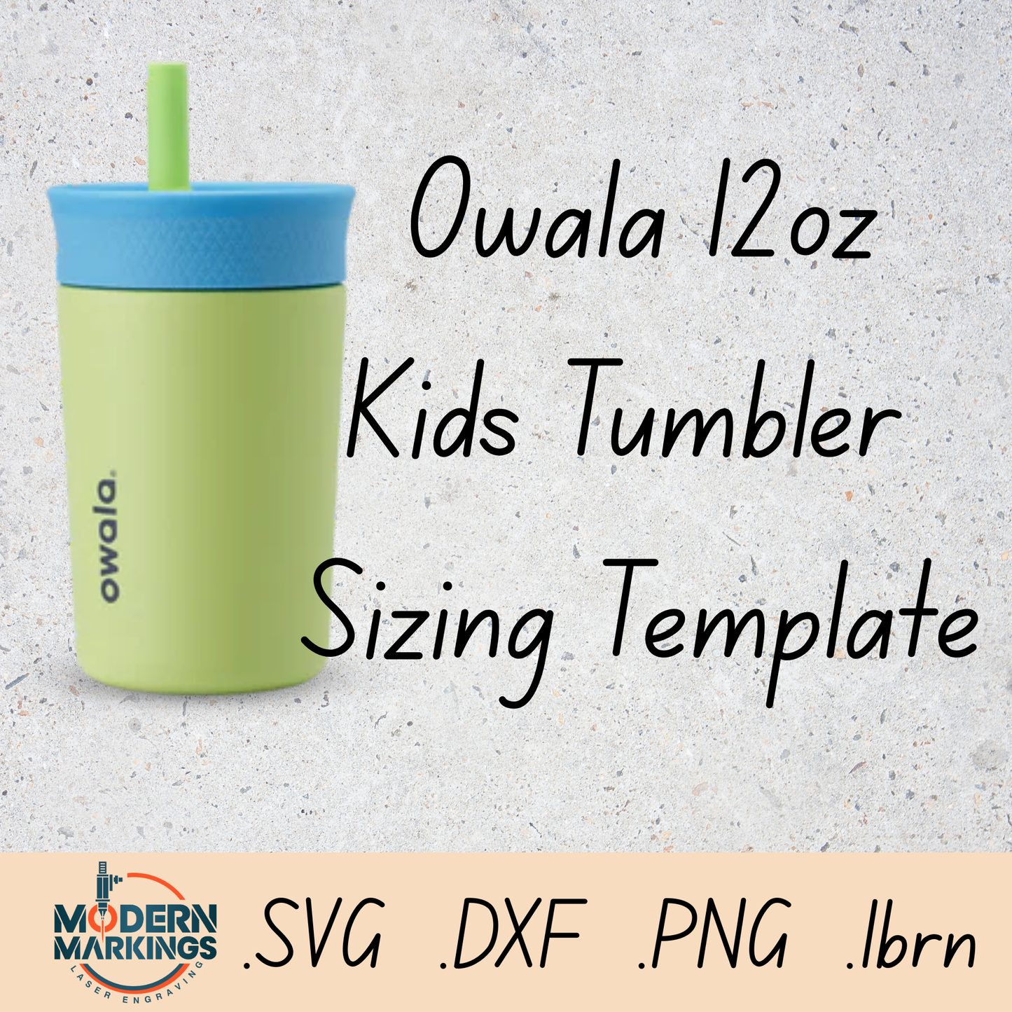 Owala 12oz Kids Tumbler Template