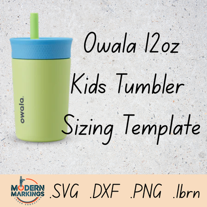 Owala 12oz Kids Tumbler Template