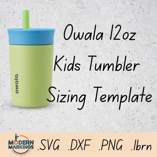 Owala 12oz Kids Tumbler Template