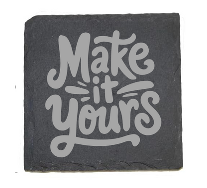 Laser Engraved Slate Coasters