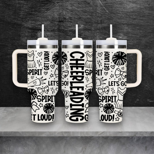 Cheerleading Laser Engraved Stanley Quencher