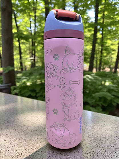 Famous Dogs - Laser Engraved Owala Bottle