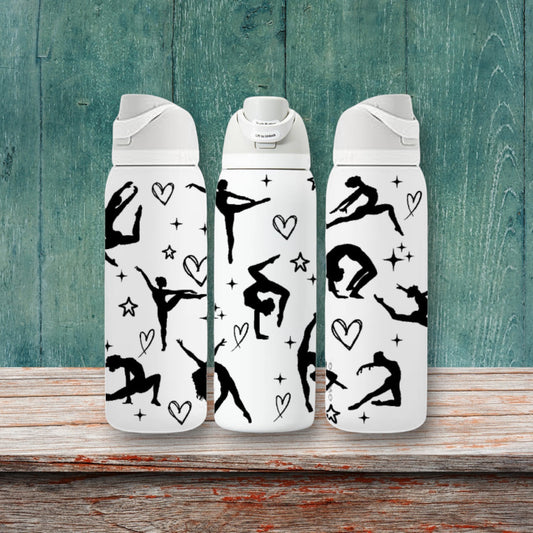Dance Themed Laser Engraved Owala Bottle - Dancer Jazz Hiphop Ballet