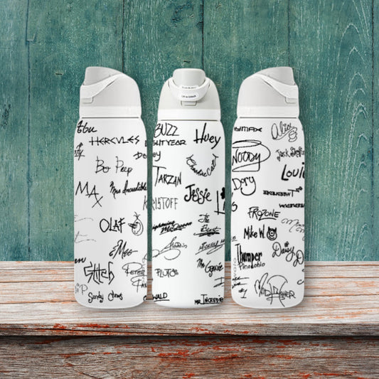 Autographs & Signatures - Laser Engraved Owala Bottle