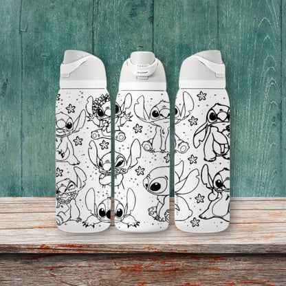 Hawaiian Alien - Laser Engraved Owala Bottle