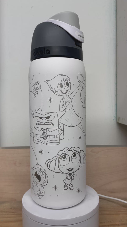 Inside Emotions & Feelings - Laser Engraved Owala Bottle