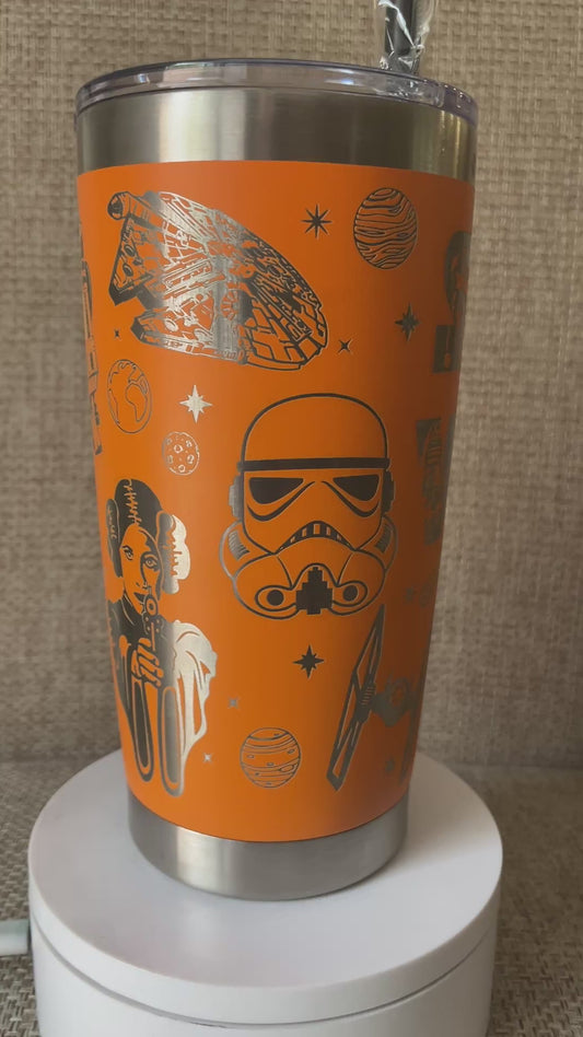 Laser Engraved Star Wars Tumbler