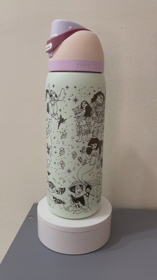 Happiest Place on Earth - Laser Engraved Owala Freesip Bottle