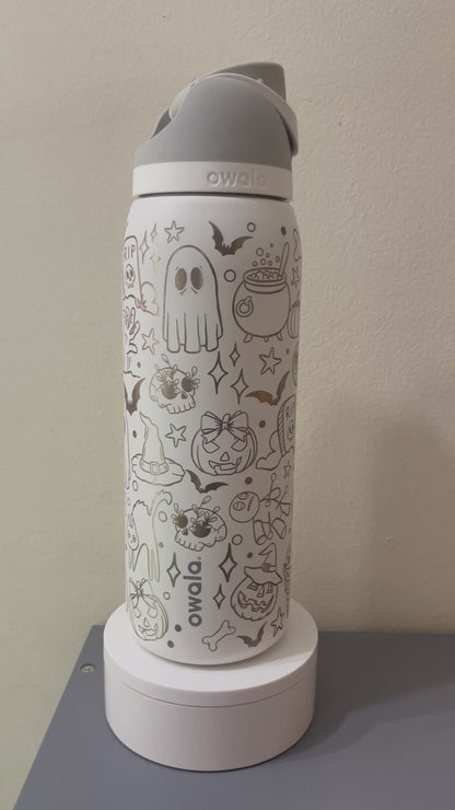 Halloween Doodles Laser Engraved Stanley Quencher
