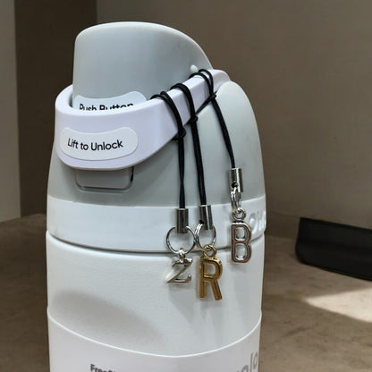 Letter Water Bottle Charm - Name Identification