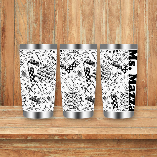 Teacher Personalized (w/ Name) Laser Engraved Travel Tumblers (Yeti)